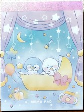 Mini bloc de notas Kyowa Animal Baby 80 Kawaii Penguin Seal Sea Life HECHO EN JAPÓN