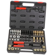 49-Piece Thread Chaser Set, UNC UNF  Metric Thread Restorer Tool, Thread