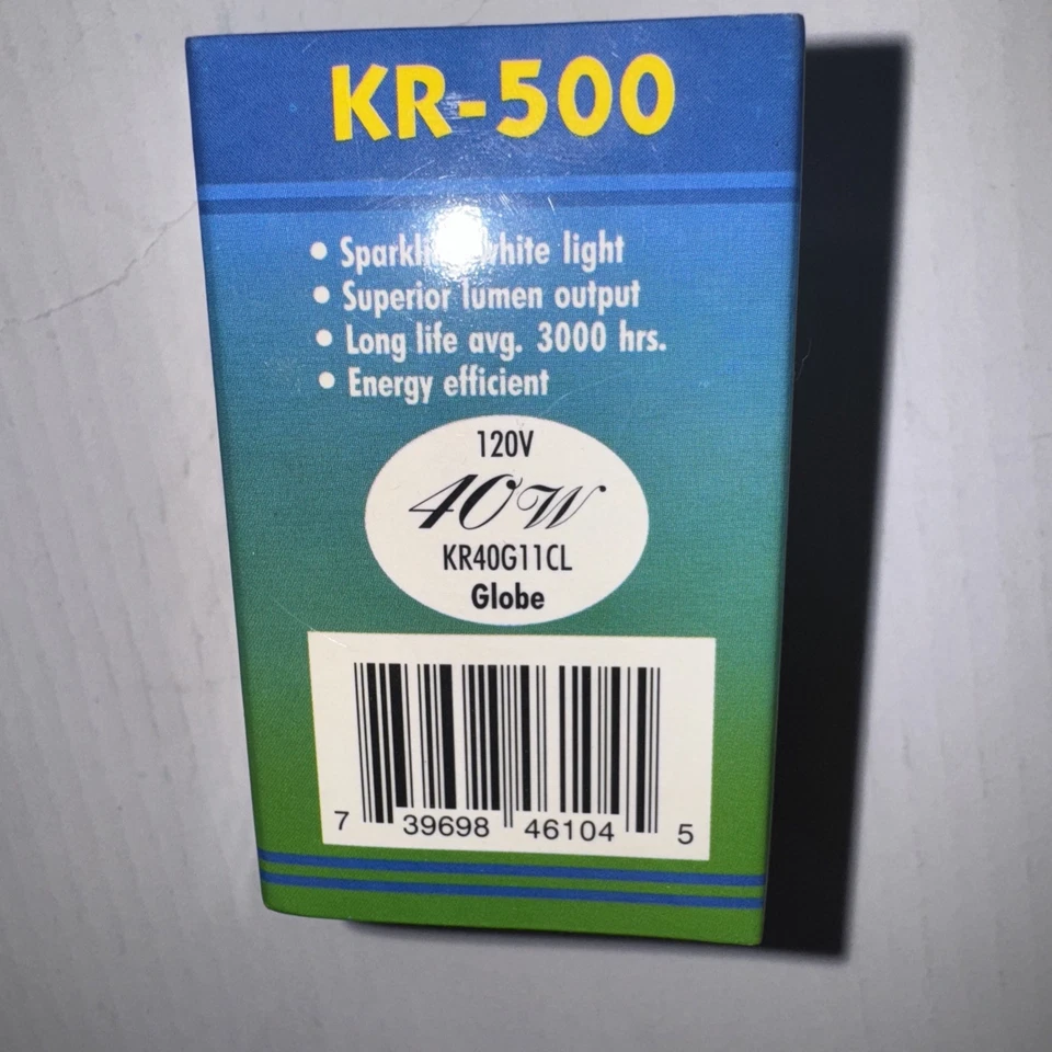 Bulbrite 40W 120V Clear Krypton G11 Globe Decorative Bulb, E12 Base - Image 4 of 4
