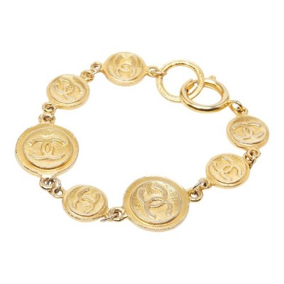 CHANEL COCO Mark coin bracelet Women 【Used】