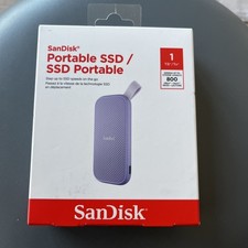 New SanDisk Portable SSD 1TB USB-C SDSSDE29-1T00-AWL Brand New Sealed
