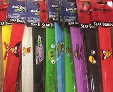 Angry Birds Slap Bands, Set Of 5 Random Styles, New Sealed