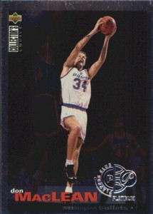 1995 Upper Deck Collector's Choice Basketball Platinum Player's Club Don MacLean #36
