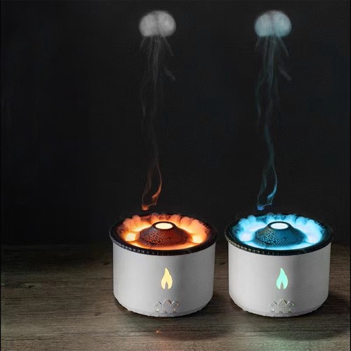 Volcano Diffuser Oil Diffuser 300ml Volcano Humidifier with Flame & Volcano Mist | eBay