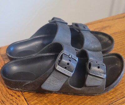 Kids Birkenstock- Eva Arizona- Black- Slip-on- Size 29 Little