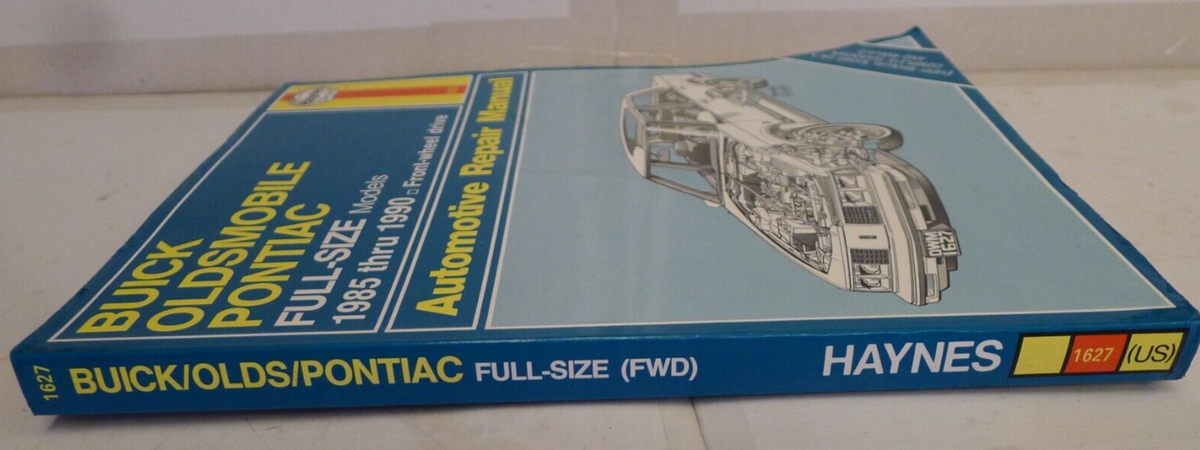 Haynes Auto Repair Manual 1627 - Buick Oldsmobile Pontiac Full