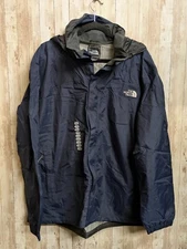 The North Face Mens Jacket Resolve Hiking Dry Vent Rain Jacket Cosmic Blue