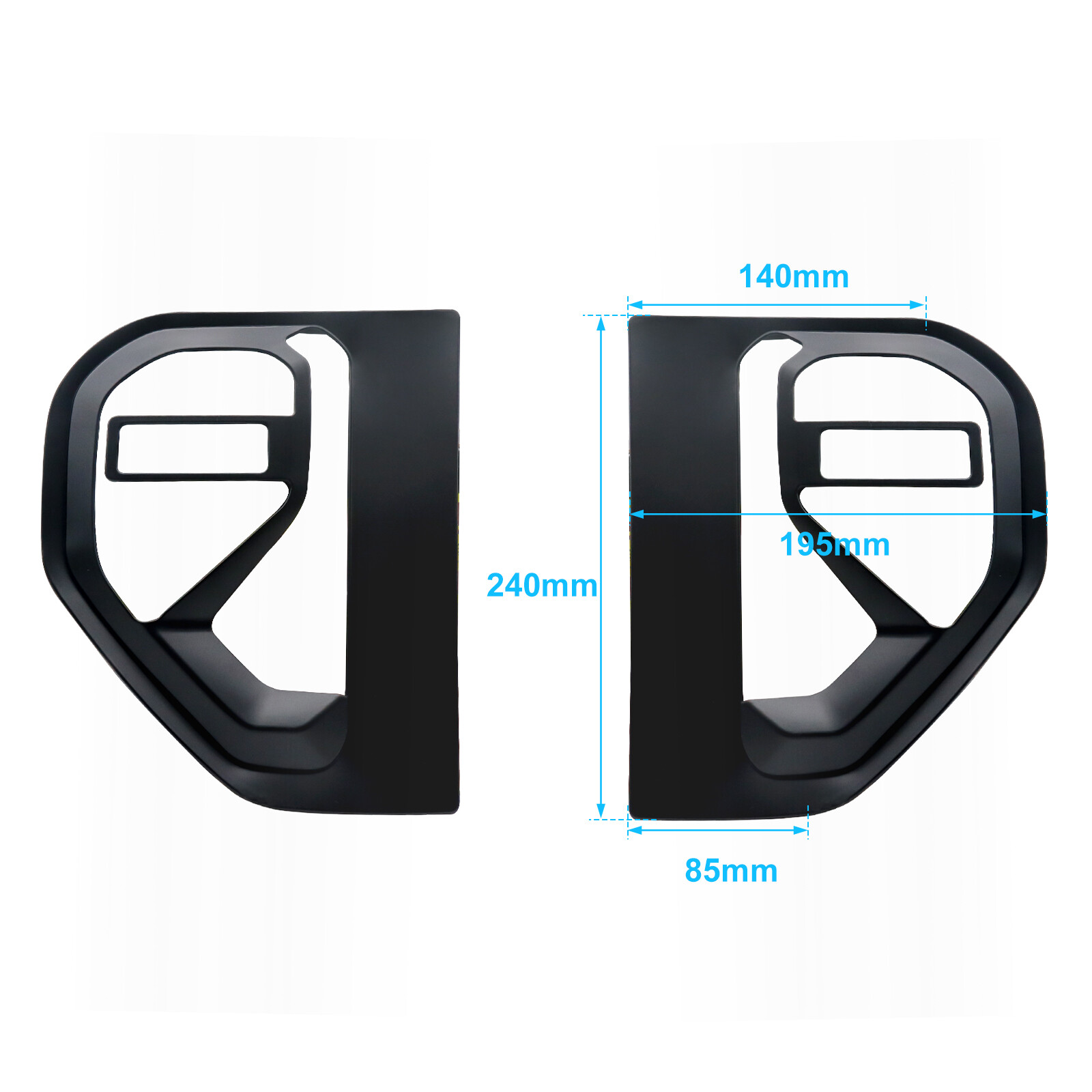 Side Vent Covers For Ford Ranger Next Gen Wildtrak Everest 2022 2023 Bi