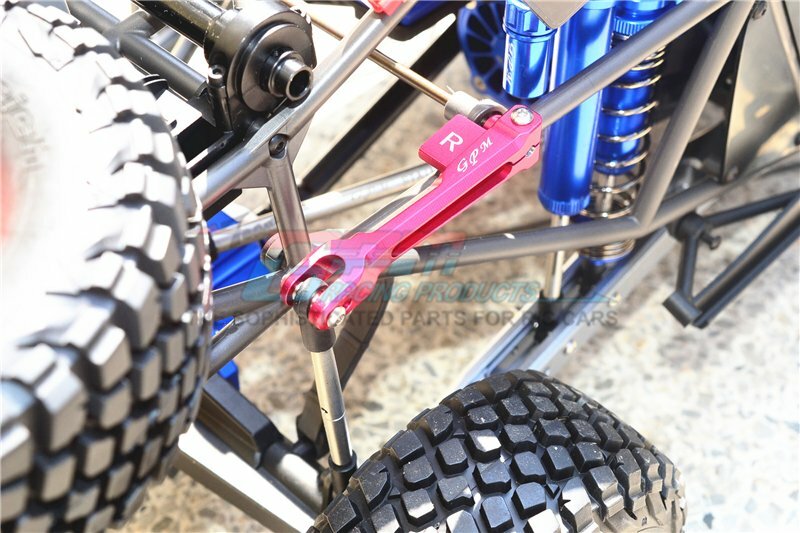 GPM Spring Steel Rear Sway Bar/Alum Sway Bar Arm/Stainles Stl Linkage Blck : UDR