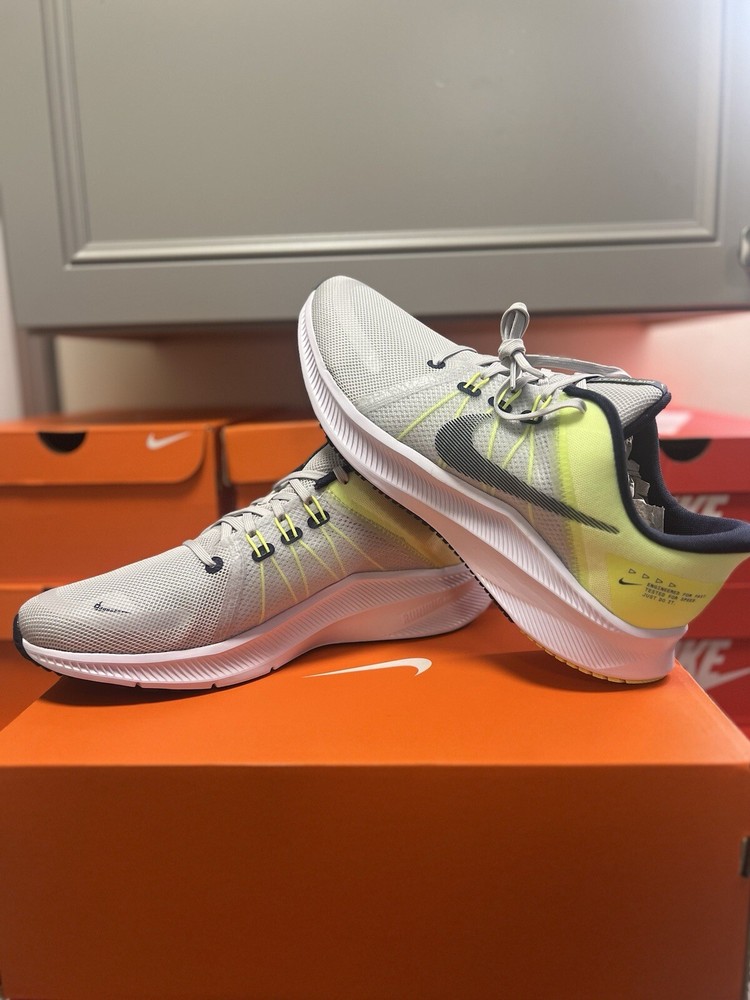 Nike Quest 4 Men’s Running Sneaker Shoes Photon Dust/navy DA1105-003 Size 11