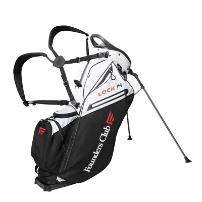 Founders Club Golf Lock 14 Stand Bag with Anti Rattle Shaft Lock Top