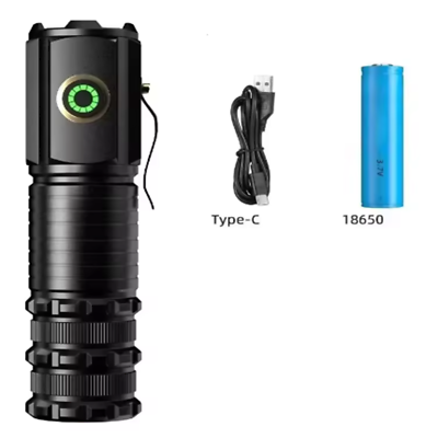 3 Mini Torce LED Magnetiche Tattiche 25g - Ricaricabili, Impermeabili, Per Emergenza E Trekking