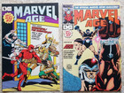Marvel Age (Vol 1 1983 Marvel) x2 #5 #9 1983 Fine+ Daredevil Sub-Mariner