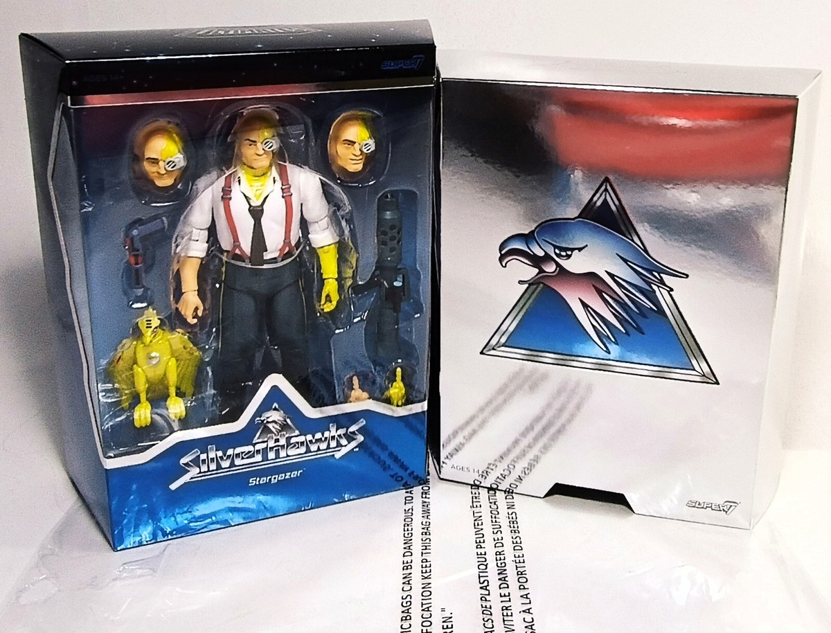 SUPER 7 2024 ULTIMATES! SILVERHAWKS COMMANDER STARGAZER ACTION