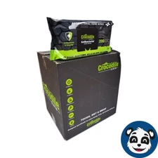 CROCODILE CLOTH Antibacterial Sanitizer Hand Wipes 10-Pack Carton of 200 Wipe...
