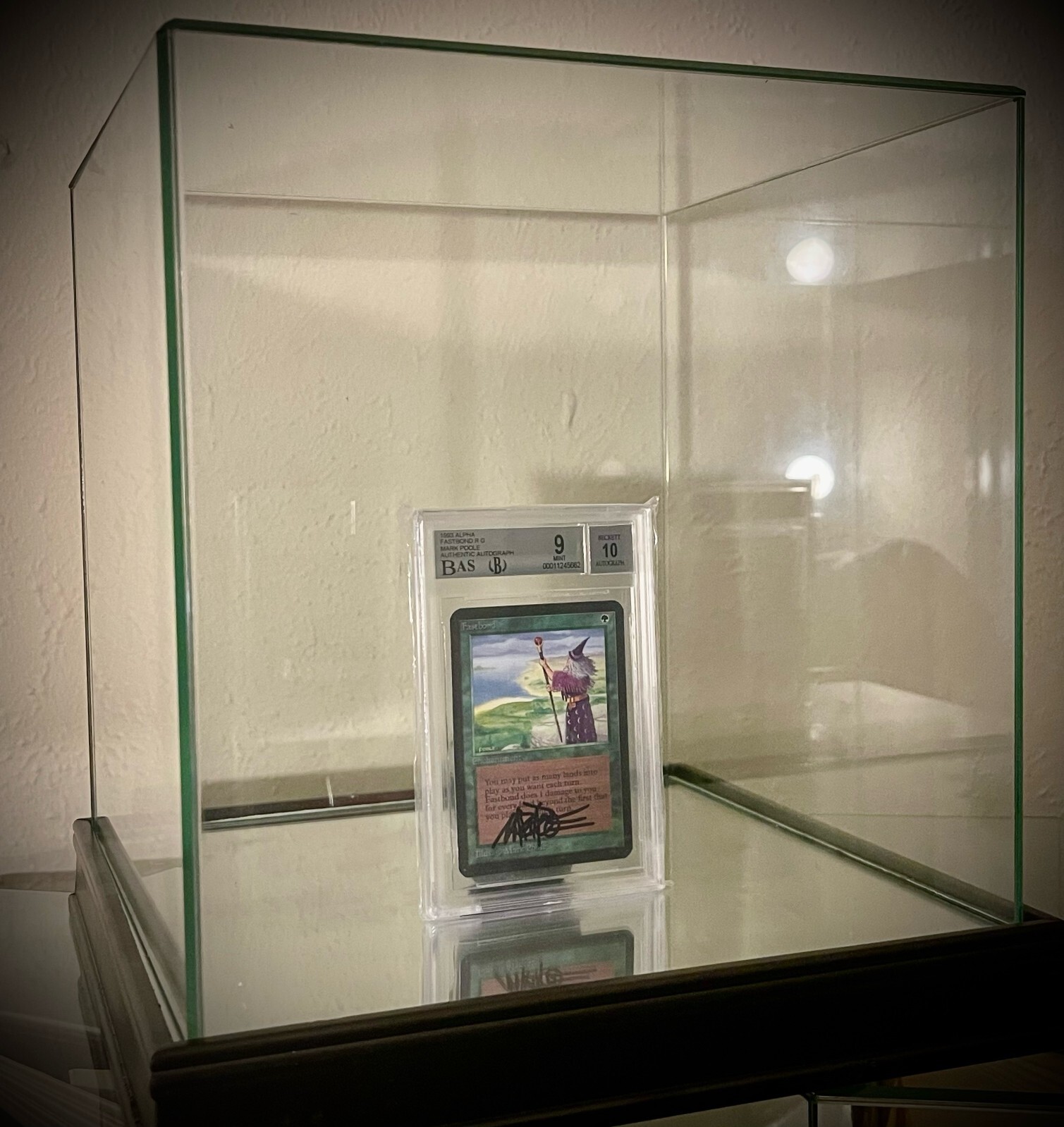 MTG MAGIC FASTBOND ALPHA Signed by Mark Poole