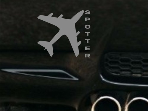 PLANE SPOTTER Car Decal Sticker Aircraft - Picture 3 of 9