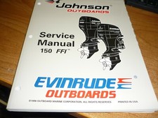 Johnson Outboards Service Manual Werkstatthandbuch 150 FFI  1996 Bootsmotoren 
