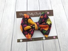 Hair Bows for Girls Baby Hair Bows Toddler Hair Bows Girls Hair Bows Fall 4" Bow