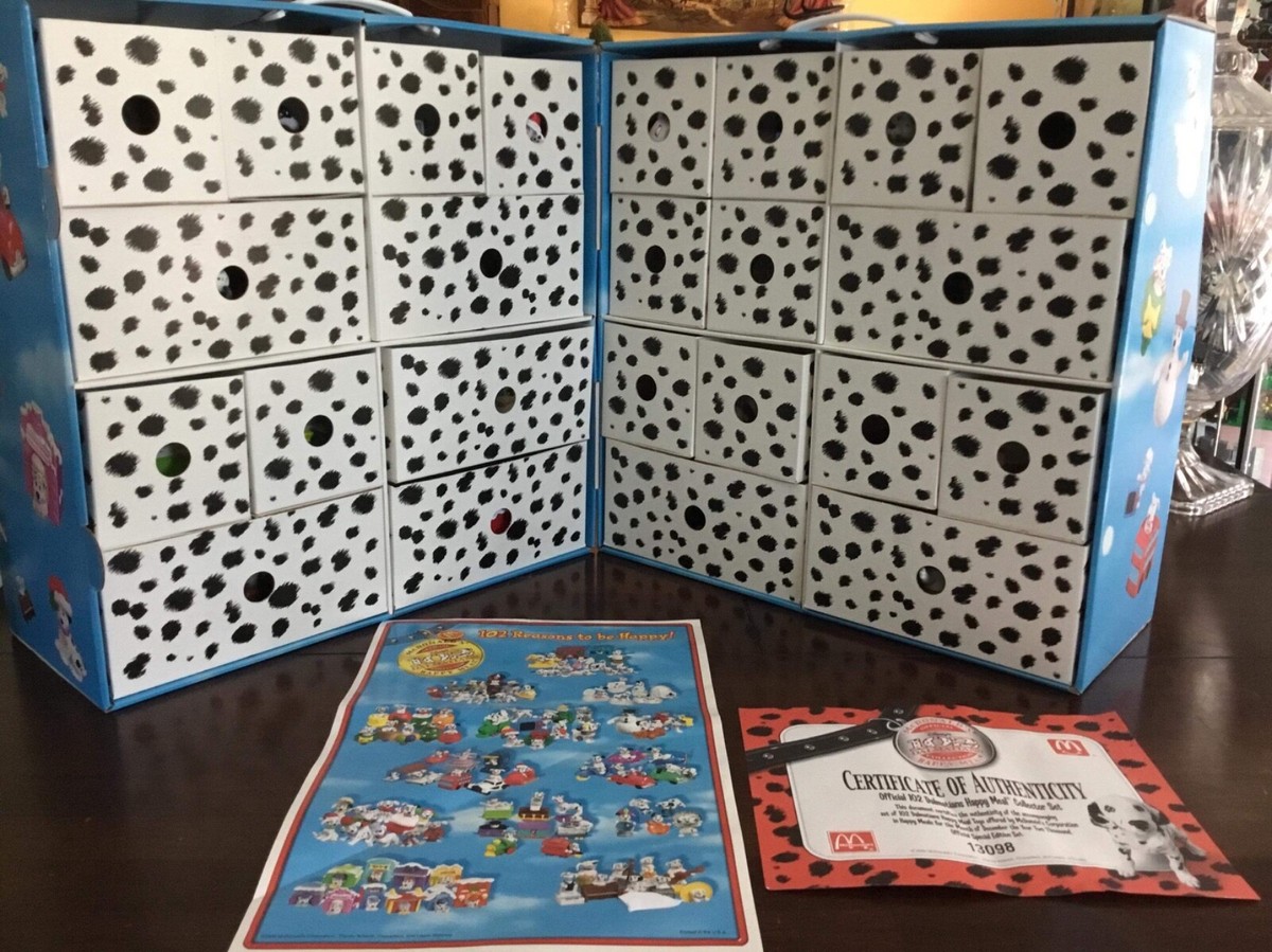 McDonald's Disney 102 Dalmatians Happy Meal Collectors Set With