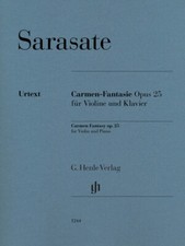 Pablo de Sarasate Carmen Fantasy Op 25 Violin and Piano Sheet Music 051481244