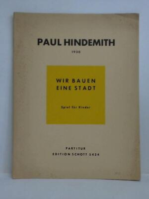 Wir bauen eine Stadt. Spiel für Kinder, nach einem Text von Robert Seitz, 1930. 