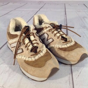 brown suede new balance shoes