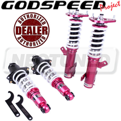 Godspeed MSS0890-B Damper Coilovers Camber Plates For Toyota Matrix E140 09-14