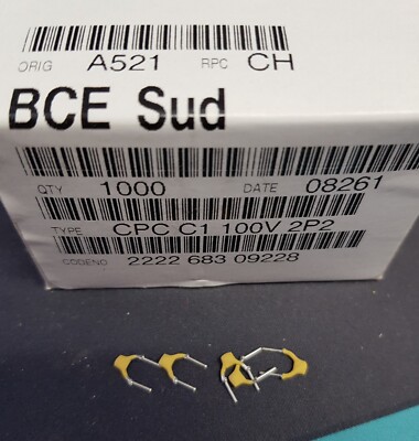 CPC C1 100V 2P2  || BC || NEW & ORIGINAL || 100 pcs