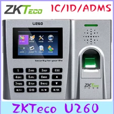ZKTeco U260 TCP/IP ID/IC/ADMS Fingerprint Biometric Recognition Time Clock
