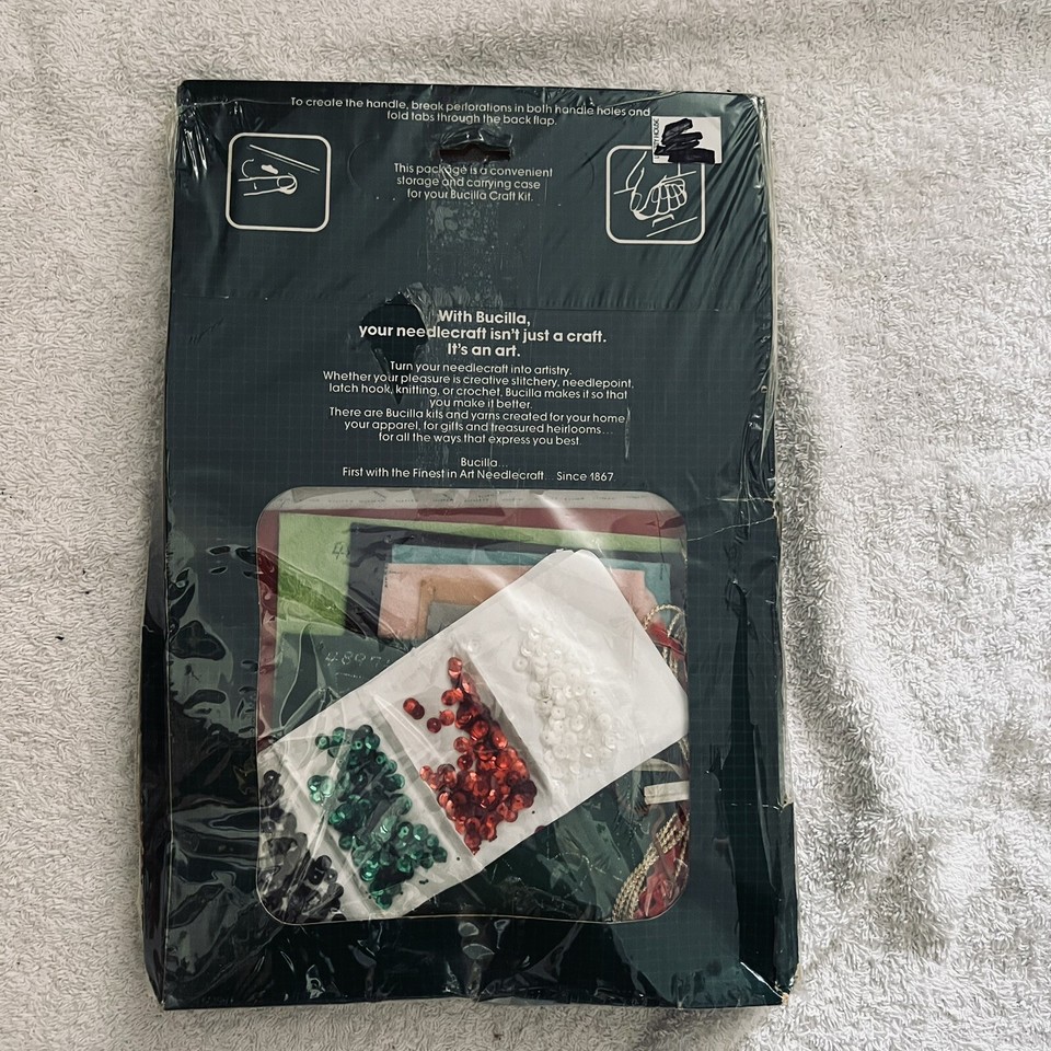 Kit De Broderie Bucilla "Enchantement De Noël" #49001 - Suspension Murale à Créer - Neuf