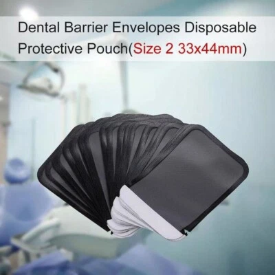 500 Pcs Taille 2 Dentaire Numérique X-Ray ScanX Barrière Enveloppes pour Plaque de Phosphore - Photo 1/4