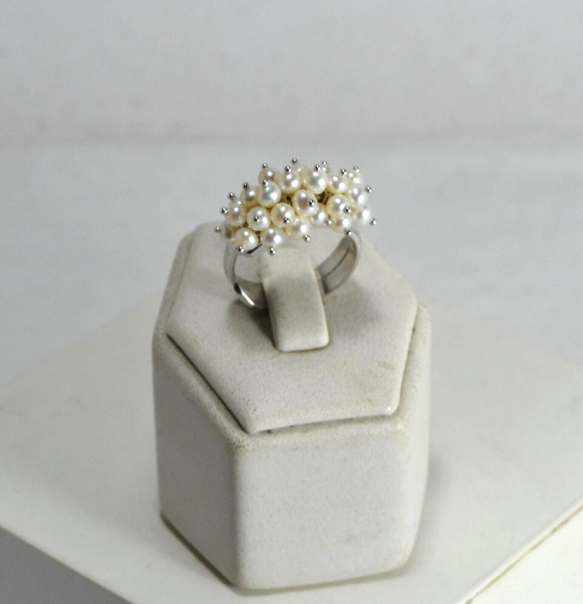 Anelli di lusso con perle perla in argento | Acquisti Online su