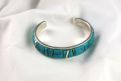 Bracelet Sterling Silver .925 Turquoise Handmade Yazzie | eBay