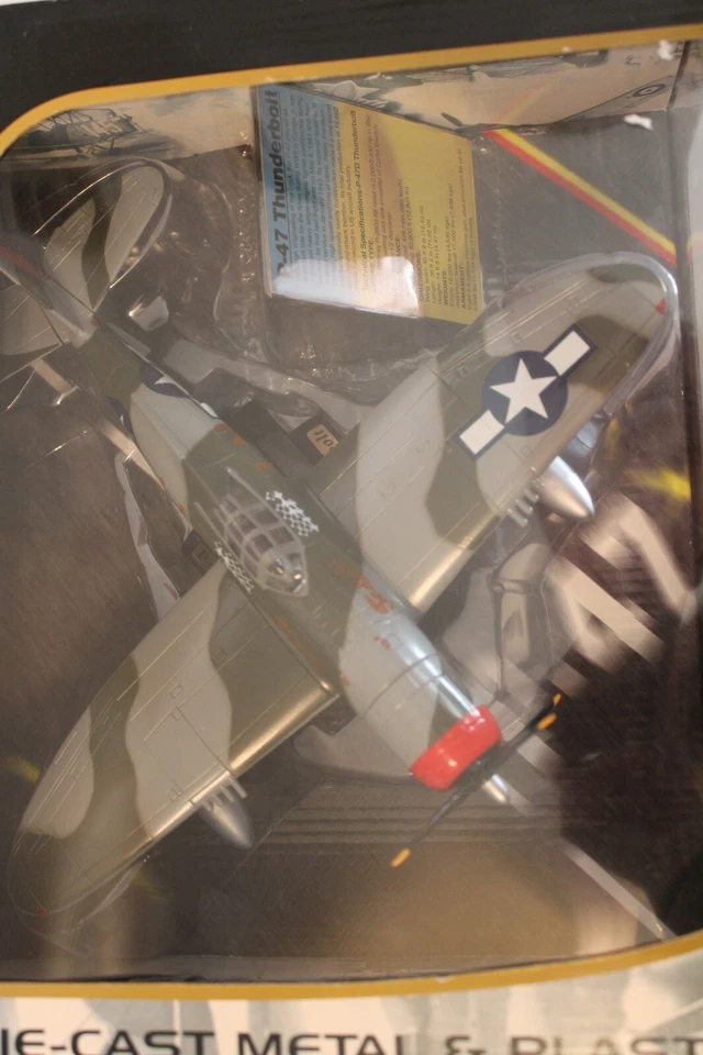 1/48 Scale, Motor Max, P-47 Thunderbolt Die Cast Model #76316 BN Sealed Box - Image 2 of 3