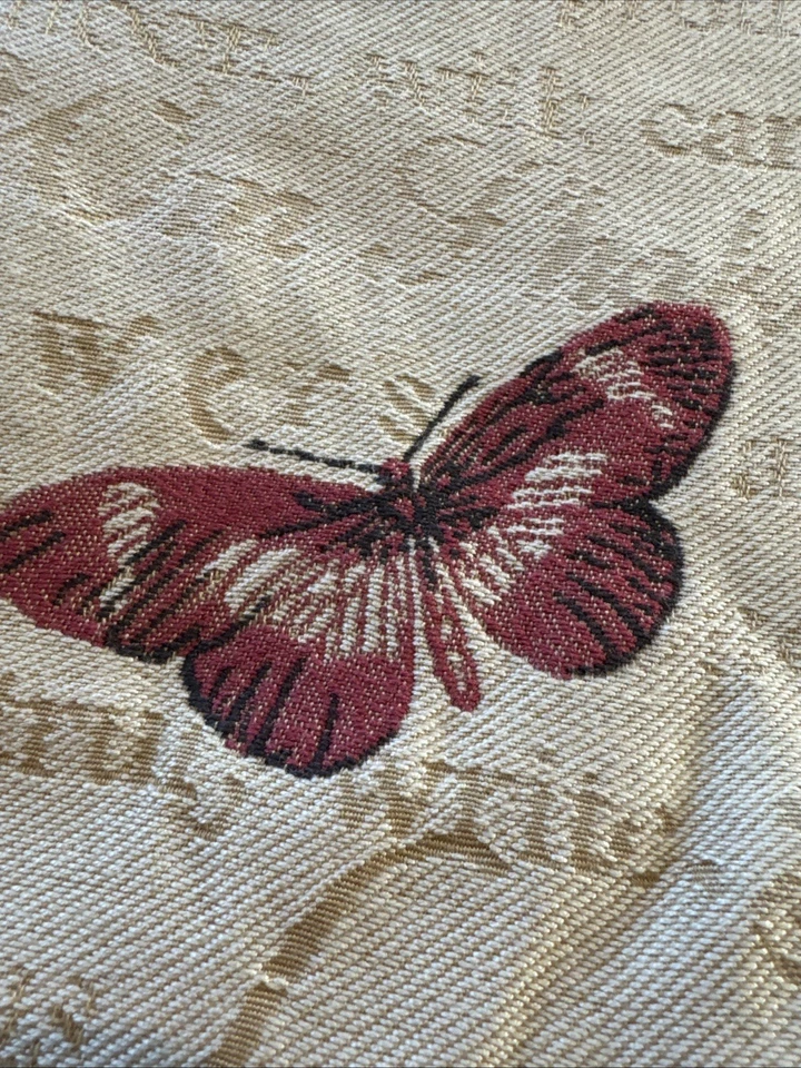 Baby Nursery Quilt Blanket Nava’s Designs Yellows Brocade Unisex Plaids Bugs - Image 4 of 4