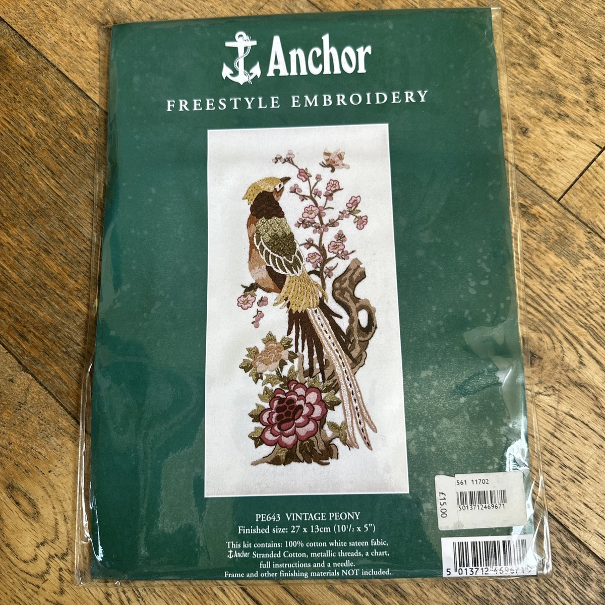 Kit De Broderie Crewel Vintage Quick 'N Easy Avec Cadre Métal - Neuf En Paquet D'origine