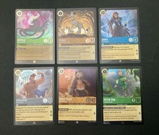 Disney Lorcana Lot - 6 Foil Cards - Ursula, Peter Pan, Anna