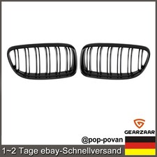 Kühlergrill Nieren Grill passt für BMW 3er Touring E91 LCI 08-12 Glanz Schwarz
