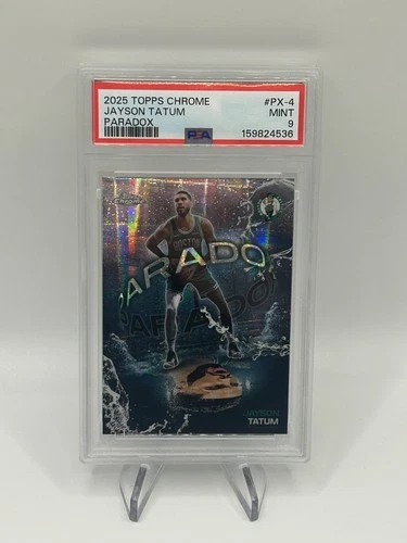 2025 Topps Chrome Jayson Tatum Base (PSA 9)