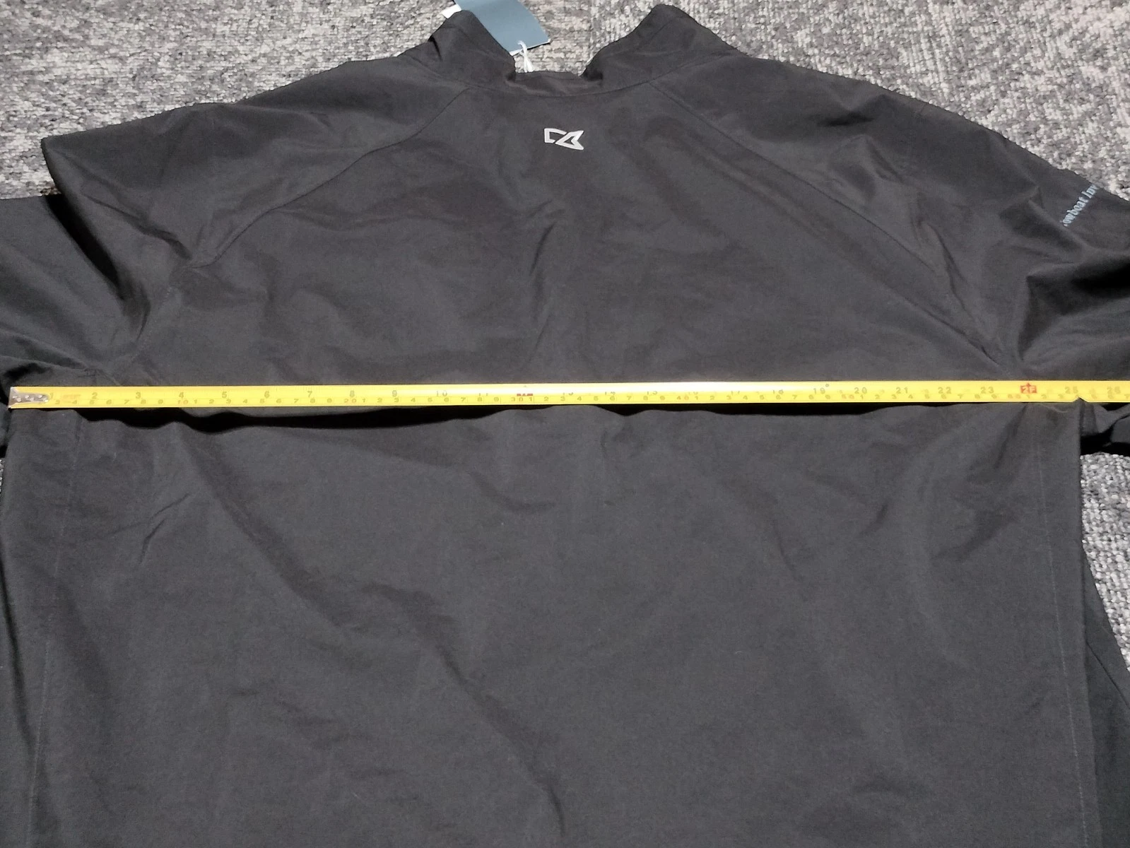 Cutter & Buck Breaker Half Zip Pullover Popover Jacket Golf Black Weathertec XXL image 20