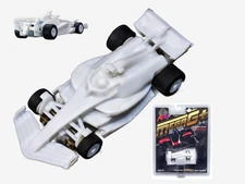 AFX 22089 Mega G+ Formula F1 White Paintable HO Slot Car