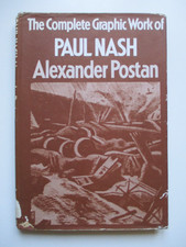 1973 1st COMPLETE GRAPHIC WORK OF PAUL NASH Postan EX-LIBRARY (Poor Condition)