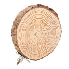 Birds Round Perch Platform Natural Wooden Stand For Cage Birds Parrots Bitin NY9