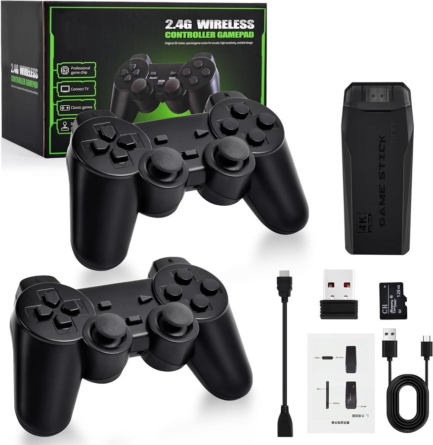 Console retro gaming HDMI 2 controller wireless 9 emulatori