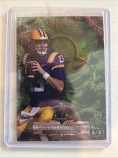 2024 Wild 7 Card Studs Promo Clubs Green Foil 3/3 Garrett Nussmeier