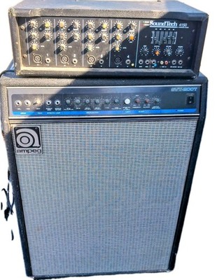 ふ*ら様 ampeg アンペグベース用アンプヘッドSVT200T Vintage Ampeg SVT-200T Bass Combo Amp & SoundTech 4150 4-Ch