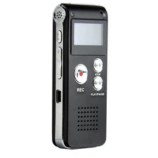 Multifunctional Rechargeable 8G 8GB 650HR Digital Audio Voice Recorder Dictap...