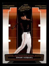 2005 Playoff Absolute Memorabilia #42 Omar Vizquel Retail Gold
