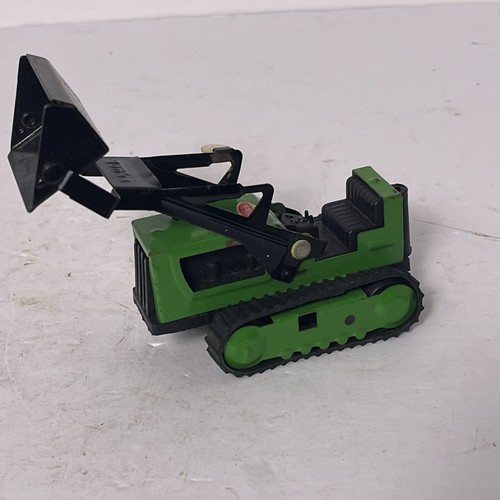 Vintage Tonka Mini Lowboy Flat Bed Truck with Green Front Loader Tractor 1970’s - Picture 8 of 24